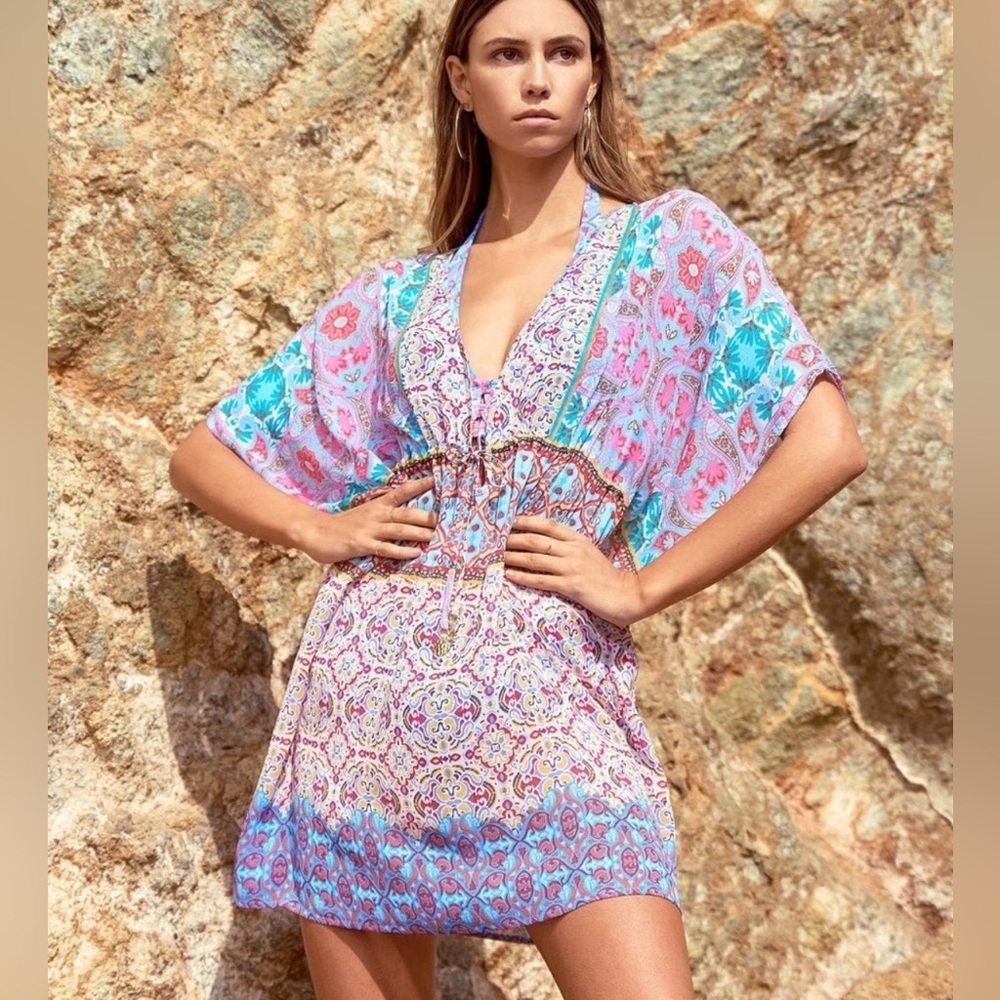 Bleu by Rod Beattie St.Tropez Caftan Coverup, tunic
